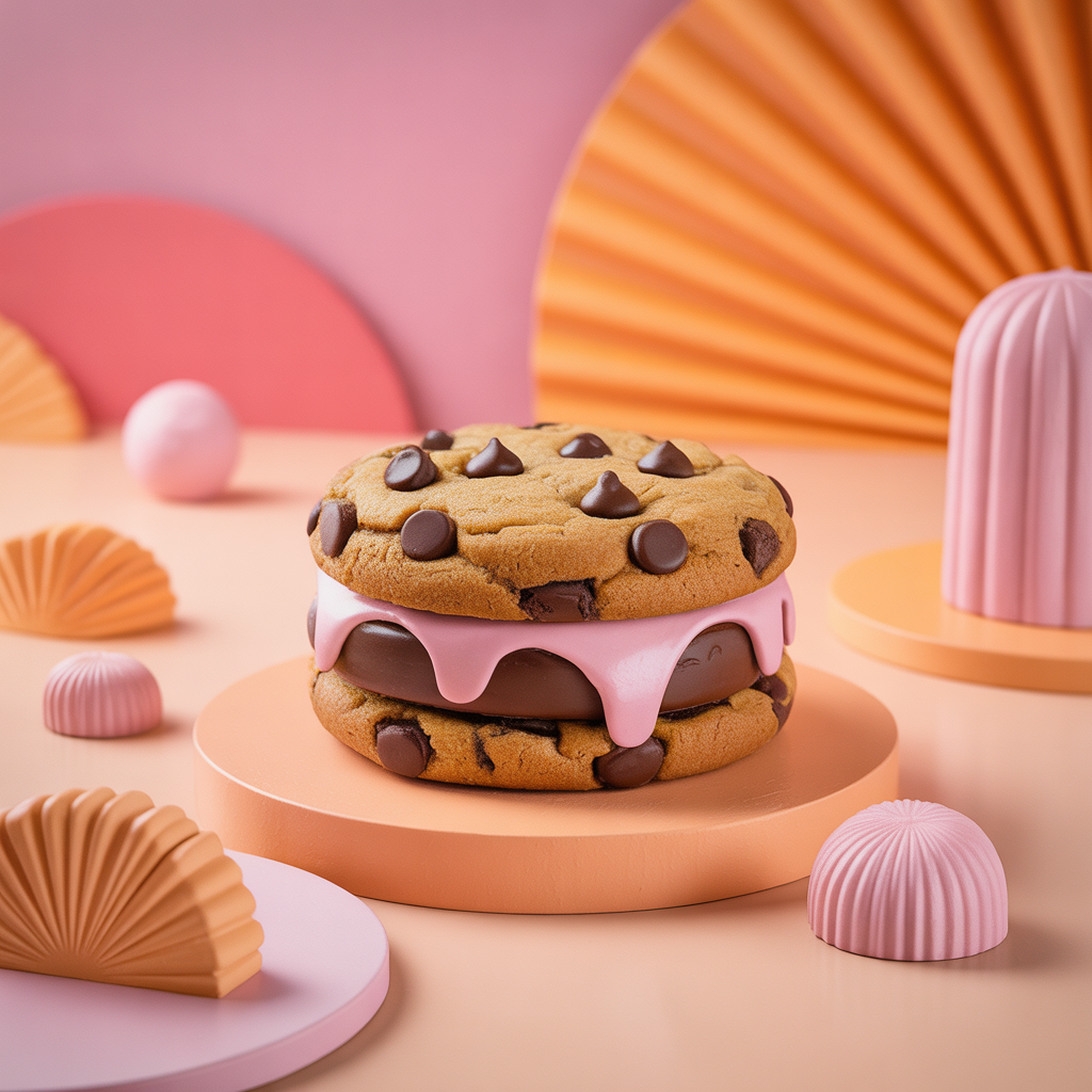 Sweet Potato & Salted Caramel Sandwich Cookie